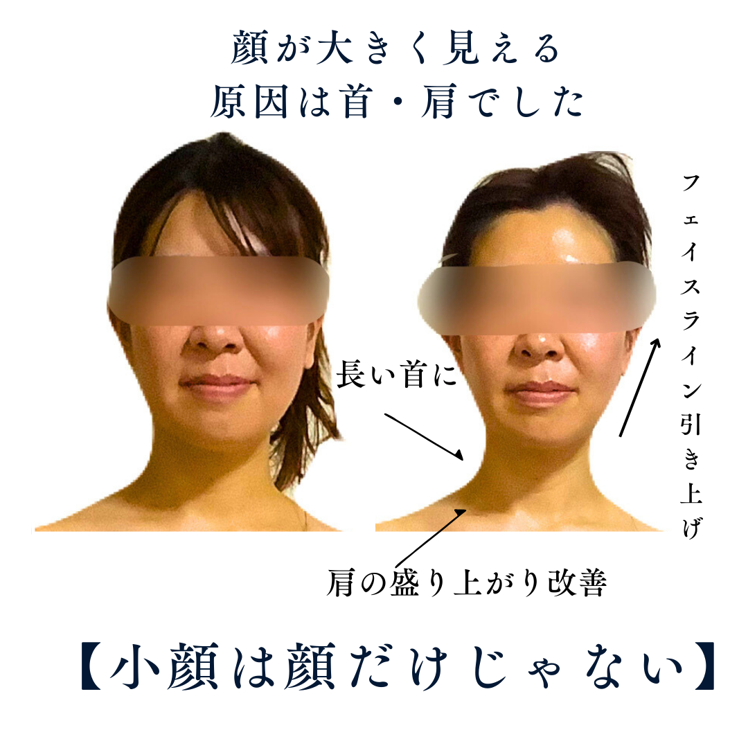 【小顔は顔だけでは作れません】