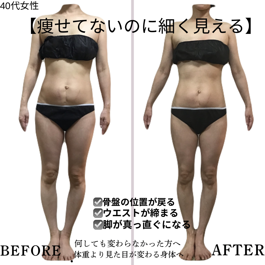 【痩せなくても印象が変わる理由】